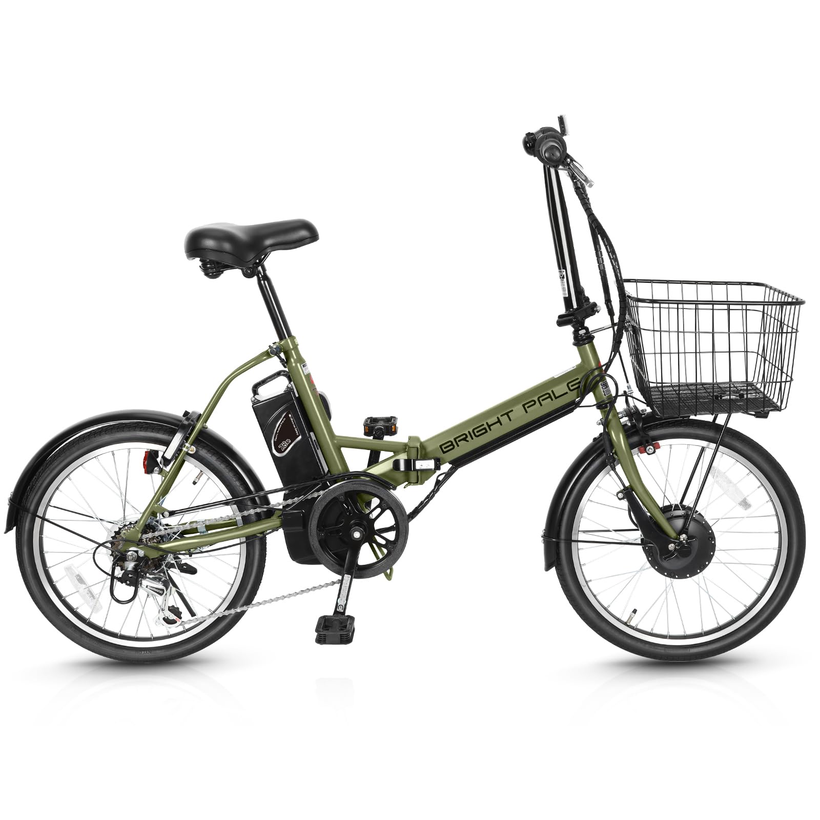 Amazon | Bright Pale 電動アシスト自転車 20インチ 24V7.8Ah